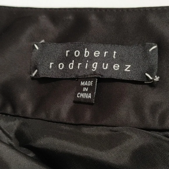 Robert Rodriguez Black One Shoulder Dress M - Picture 11 of 16